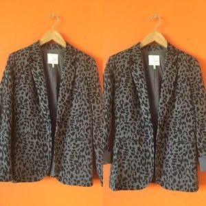 Joie leopard print Mehira blazer